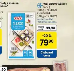 Tesco Vici surimi tyčinky nabídka