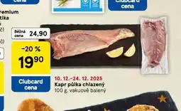 Tesco Kapr půlka chlazený nabídka