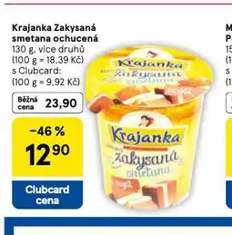 Tesco Krajanka zakysaná smetana ochucená nabídka