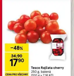 Tesco Rajčata cherry nabídka
