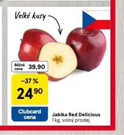 Tesco Jablka red delicious nabídka