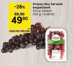 Tesco Hrozny révy červené bezpeckové nabídka