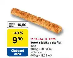 Tesco Burek s jablky a skořicí nabídka