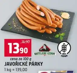 Terno Javořické párky nabídka