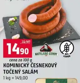 Terno Kominický česnekový točený salám nabídka