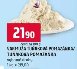 Terno Varmuža tuňáková pomazánka/ tuňáková pomazánka nabídka