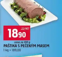 Terno Paštika s pečeným masem nabídka