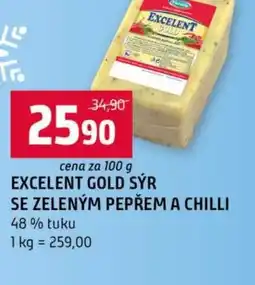 Terno Excelent gold sýr se zeleným pepřem a chilli nabídka