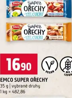Terno Emco super ořechy nabídka