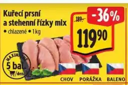 Albert Kuřecí prsní a stehenní řízky mix nabídka