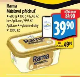 Albert Rama Máslová příchuť nabídka