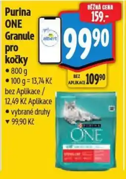 Albert Purina One Granule pro kočky nabídka