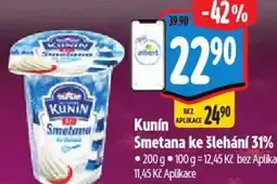 Albert Kunín Smetana ke šlehání 31% nabídka