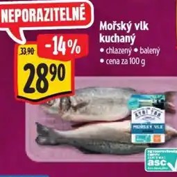 Albert Mořský vlk kuchaný nabídka