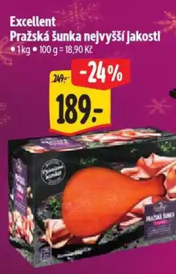 Albert Excellent Pražská šunka nejvyšší jakosti nabídka