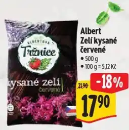 Albert Albert Zelí kysané červené nabídka