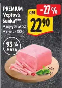 Albert PREMIUM Vepřová šunka nabídka