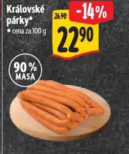 Albert Královské párky nabídka