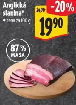 Albert Anglická slanina nabídka