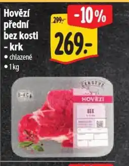 Albert Hovězí přední bez kosti -krk nabídka