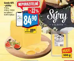 Albert Gouda 48% - plátky nabídka
