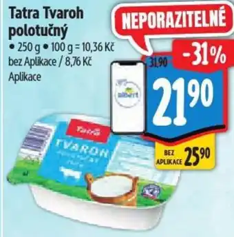Albert Tatra Tvaroh polotučný nabídka