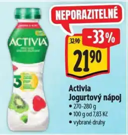 Albert Activia Jogurtový nápoj nabídka