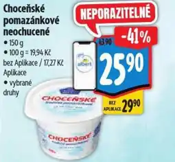 Albert Choceňské pomazánkové neochucené nabídka