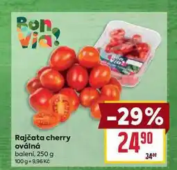 Billa Rajčata cherry oválná balení, 250 g nabídka