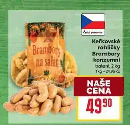 Billa Brambory konzumní balení, 2 kg nabídka