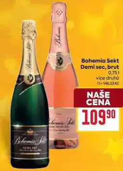 Billa Bohemia Sekt Demi sec, brut 0,75l nabídka