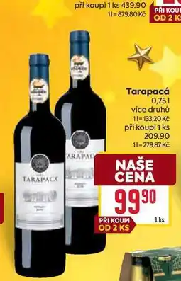 Billa Tarapacá 0,75l nabídka