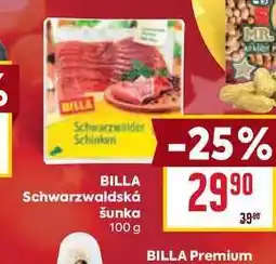 Billa BILLA Schwarzwaldská šunka 100 g nabídka
