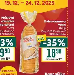 Billa Srdce domova Veka 360 g nabídka