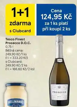 Tesco Tesco Finest Prosecco D.O.C., 0,75 l nabídka