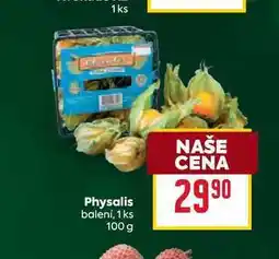 Billa Physalis balení, 1 ks 100 g nabídka
