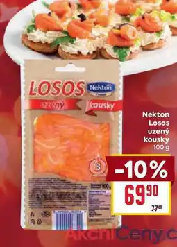 Billa Nekton Losos uzený kousky 100 g nabídka