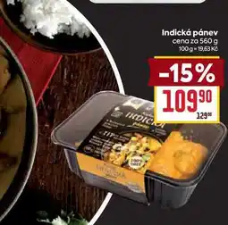 Billa Indická pánev cena za 560 g nabídka