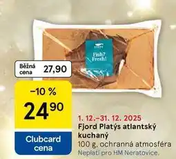 Tesco Fjord Platys atlantský kuchaný, 100 g nabídka
