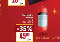 Billa Gothajský salám 400 g nabídka