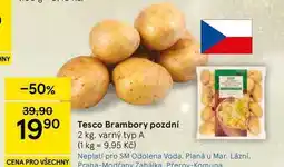 Tesco Tesco Brambory pozdní, 2 kg, varný typ A nabídka