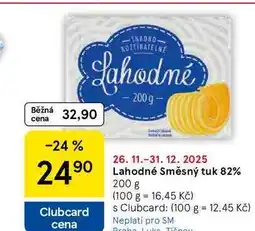Tesco Lahodné Směsný tuk 82%, 200 g nabídka