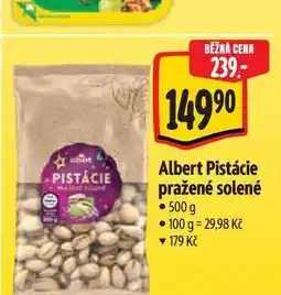 Albert Albert Pistácie pražené solené 500 g nabídka