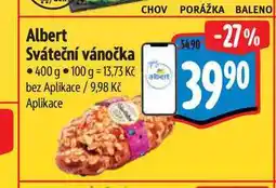 Albert Albert Sváteční vánočka 400 g nabídka