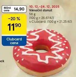 Tesco Vánoční donut, 56 g nabídka