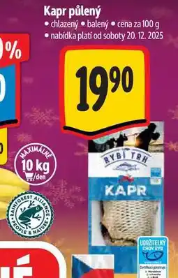 Albert Kapr půlený 100 g nabídka