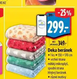 Albert Deka beránek 1ks 130 x 170 cm nabídka
