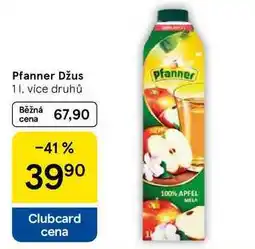 Tesco Pfanner Džus, 1 l nabídka