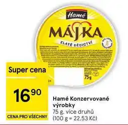 Tesco Hamé Konzervované výrobky, 75 g nabídka