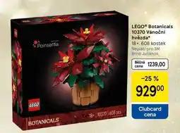 Tesco LEGO Botanicals 10370 Vánoční hvězda 18+, 608 kostek nabídka